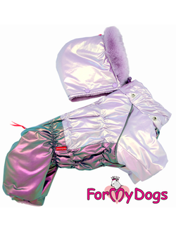 FOR MY DOGS комбинезон для собак фиолет металлик