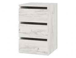 Детская КЕНТ-1 - Секция №4 Тумба Дуб Крафт Белый/Антрацит