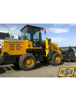 Стекло дверное правое верхнее на Shanlin Zl20