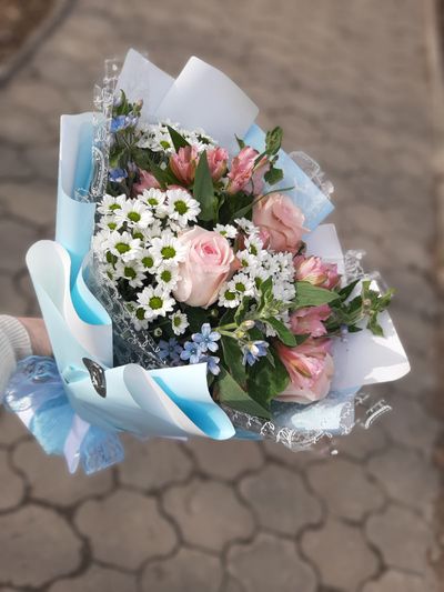 Букет из роз свежесть утра