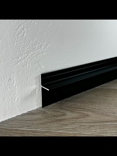 Теневой плинтус скрытого монтажа Pro Design Panel 7208 Черный Муар