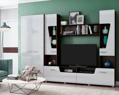 Гостиная "Моника" +шкаф с выдвижной штангой (2.78 м) (МК Стиль)