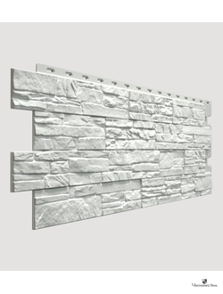 Фасадная панель  STEIN 400*1098 мм Молочный