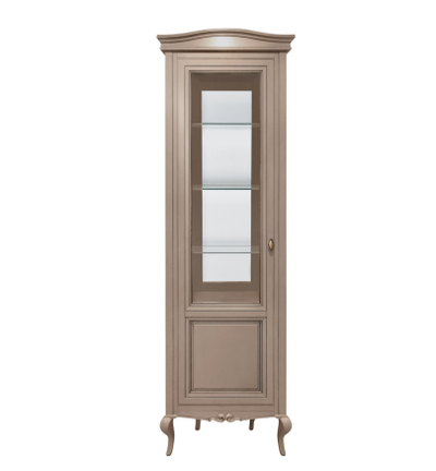 ВИТРИНА TIMBER ПОРТОФИНО (L66ХP44ХH222) ОДНОДВЕРНАЯ ЛЕВАЯ  Т-501L/CRSH