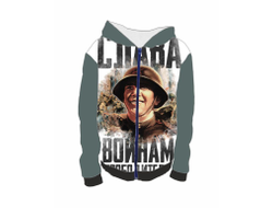 Толстовка 3D с полной запечаткой на 9 Мая, День Победы Слава Освободителям!