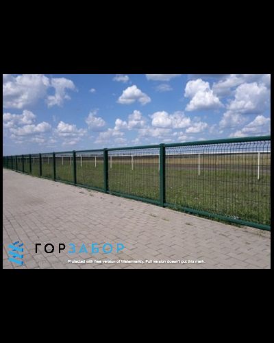 Оцинкованное газонное ограждение из 3D панелей