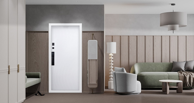 Стальная дверь   Лион (биометрический замок Smart lock DZ 888). Заказная модель.