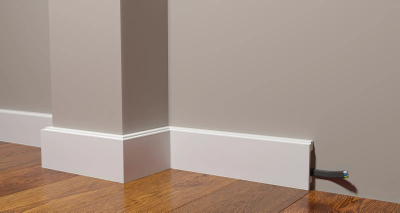 Напольный плинтус Decor-Dizayn DD723, для покраски, влагостойкий, ударопрочный, 2 метра