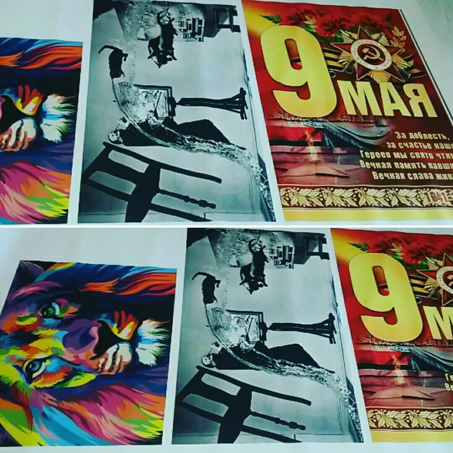 Интерьерная печать на натуральном холсте