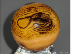 Агат, шар. Мадагаскар. 34мм