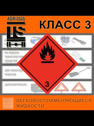 ADR набор по ДОПОГ 2025 класс 3