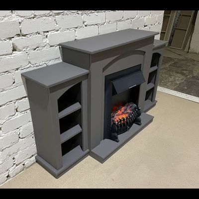 Электрокамин Скандинавия LUX GR с очагом Fobos