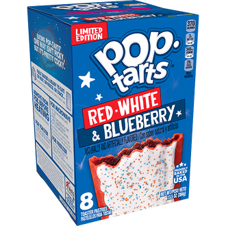 Pop Tarts with Red White & Blueberry 384 гр (8 шт)