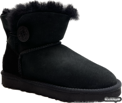 UGG W CLASSIC ULTRA С ПУГОВИЦЕЙ BLACK (36-40)
