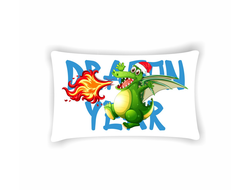 Подушка горизонтальная год Дракона №3