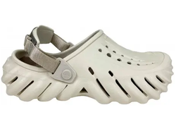 CROCS ECHO CLOG STUCCO КРЕМОВЫЕ С КОРИЧНЕВЫМ