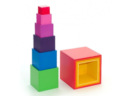 Набор цветных кубов 10 в 1