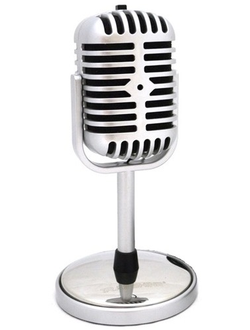 ретро микрофон