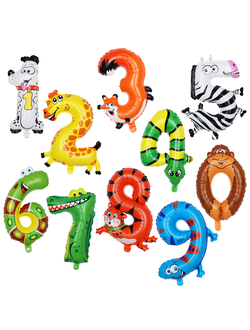 В нашем интернет-магазине представлены фольгированные воздушные шары в виде цифр, которые идеально п