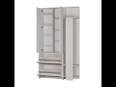 Прихожая Россо (1142*2083*358мм), ясень белый