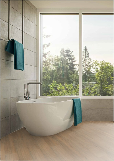 Ламинат Wineo Дуб Дикий Темно-Коричневый LA187MV4 в интерьере