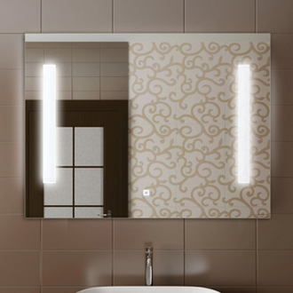 Зеркало "Жасмин-85" светодиодная лента, сенсор 850х650