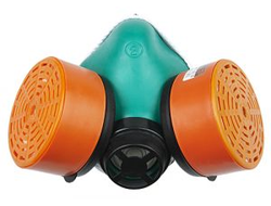 респиратор с 2мя сменными фильтрами