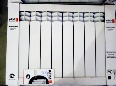 Алюминиевые радиаторы ATM Thermo Moderno 500/80 4 6 8 10 12 секций