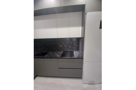 Кухня Графит с антресолями