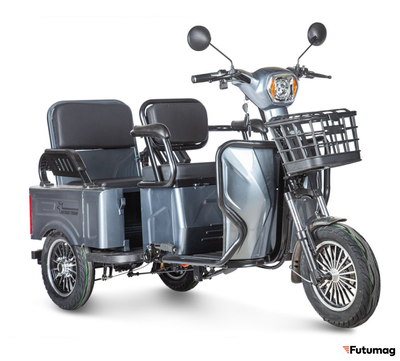 Электротрицикл Rutrike Тубан серый