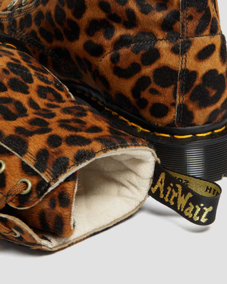 Doc martens animal print boots on sale