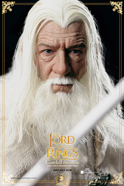 Гэндальф Белый (Властелин Колец, Lord of the Rings) - КОЛЛЕКЦИОННАЯ ФИГУРКА 1/6 GANDALF THE WHITE (LOTR003) - Asmus Toys