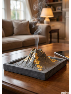 Вулкан на вашем столе. Источник силы, а не разрушения.