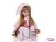 Кукла реборн — девочка  "Ангелина" 60 см