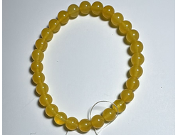 Браслет шары из натурального янтаря