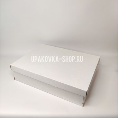 Коробка с отдельной крышкой 300*400*100 мм БЕЛЫЙ