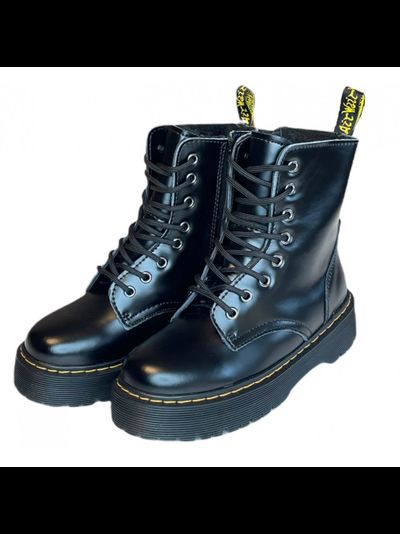 DR MARTENS 1460 JADON BLACK С ЧЕРНЫМ МЕХОМ