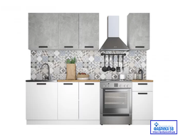 КУХОННЫЙ ГАРНИТУР 1.6 м "Вариант 23" ЛДСП (выбор цвета)