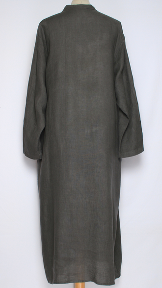 ПЛАТЬЕ БОХО ЛЬНЯНОЕ "МЫСИК" кофе, графит, шоколад, лаванда до р.56