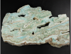 Арагонит голубой, полировка с двух сторон, Африка (155*93*11 мм, 334 г) №37764