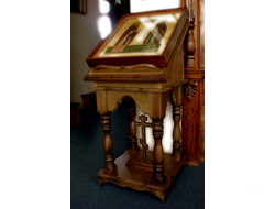 Аналой деревянный тумба