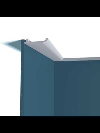 Плинтус напольный Перфект Plus P152, из дюрополимера, влагостойкий, под покраску, 2 метра