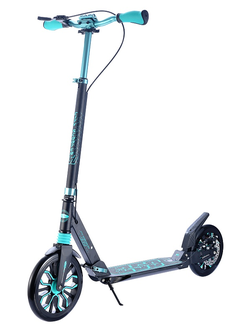 Городской самокат Sportsbaby City Scooter MS-250D черно-бирюзовый
