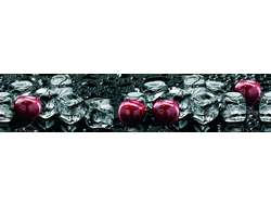 М-20 ВИШНЯ СО ЛЬДОМ  Матовый кухонный фартук 2800х600х6мм ALBICO