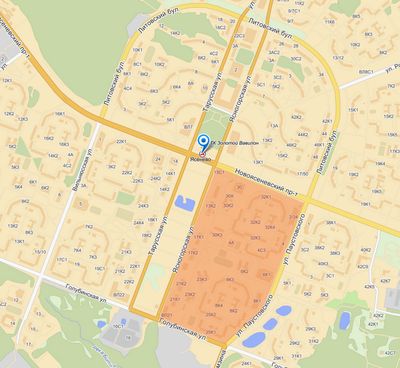 метро Ясенево (83 шт.)