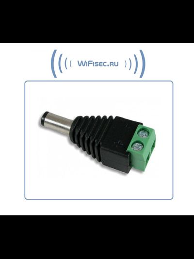 PV-T2F Переходник для подключения питания к камере (штекер Ø 5.5мм), папа