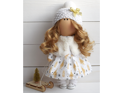 Набор для шитья интерьерной куколки "Золотая ёлочка"