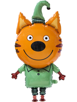 Шар 3D (32''/81 см) Ходячая Фигура, Три Кота, Компот