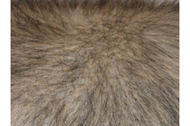 Мех искусственный Енот для опушки (длина ворса 6-7 см)