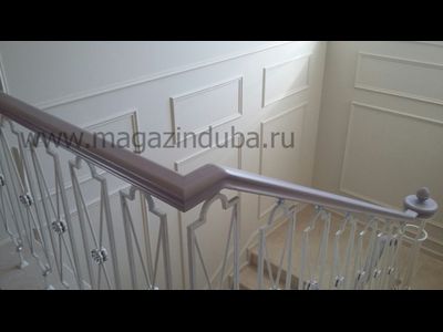 Поворот поручня под 45 градусов